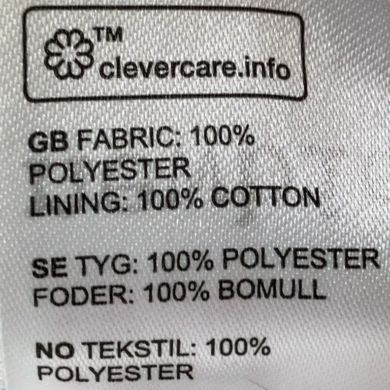 Jacka (Blå) från Newbie by KappAhl Polyester, Bomull - Materialetikett