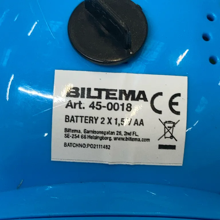Såpbubbelmaskin (Blå) från Biltema - Varumärke