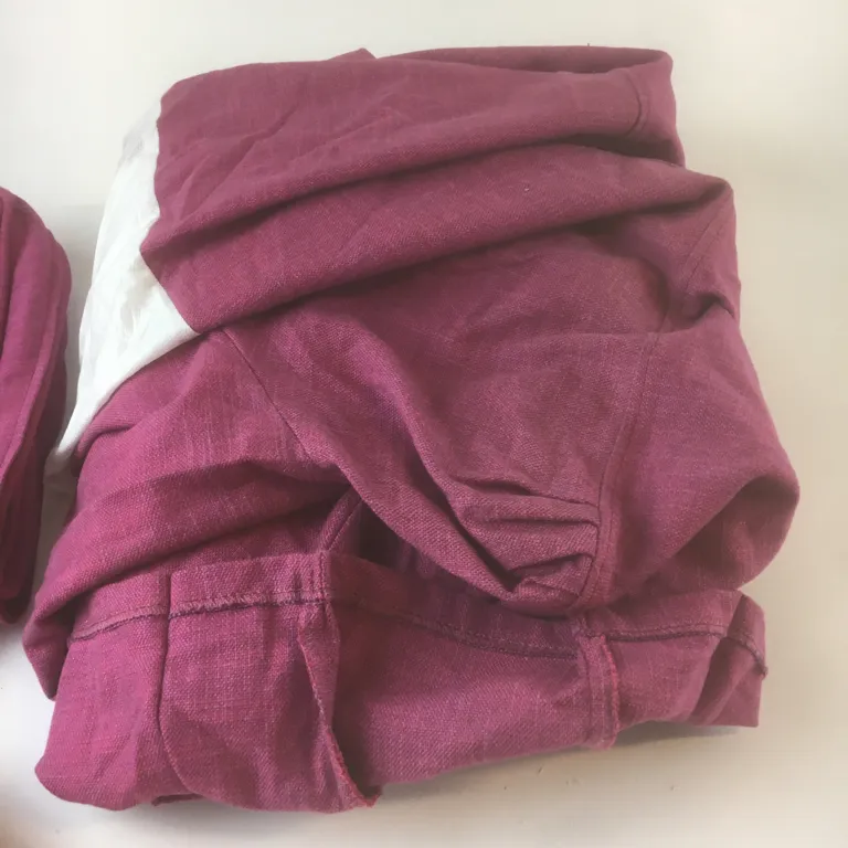 Stolsöverdrag (Ikea Ektorp) från Bemz Bomull, Viskos, Linne - Fläckig - Ovansida