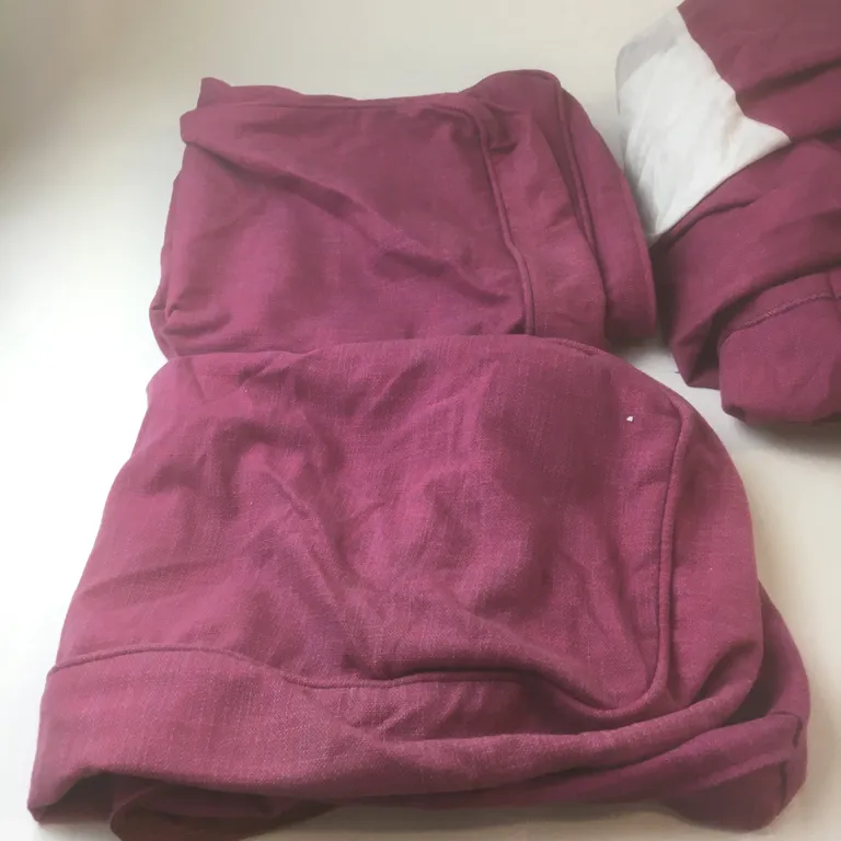 Stolsöverdrag (Ikea Ektorp) från Bemz Bomull, Viskos, Linne - Slitet - Undersida
