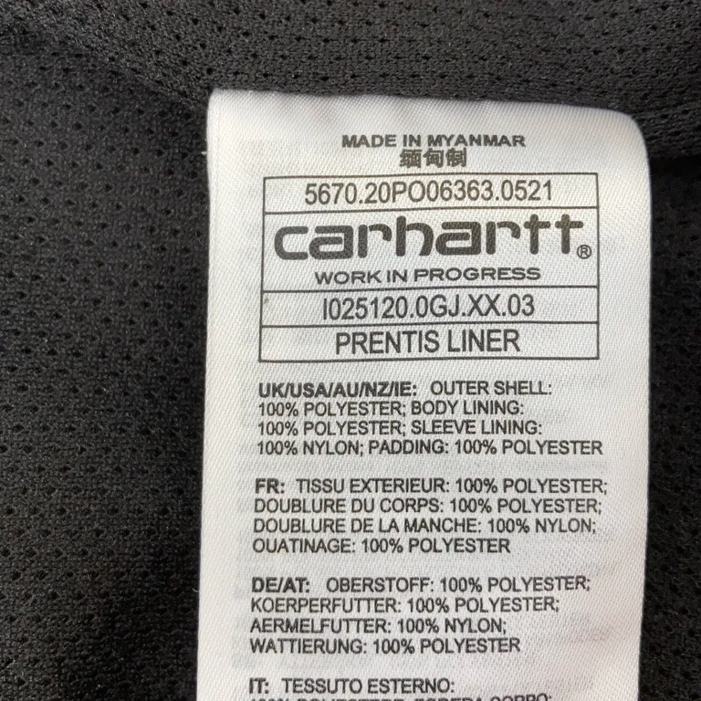 Jacka (Prentis Liner) från Carhartt WIP Polyester - Materialetikett