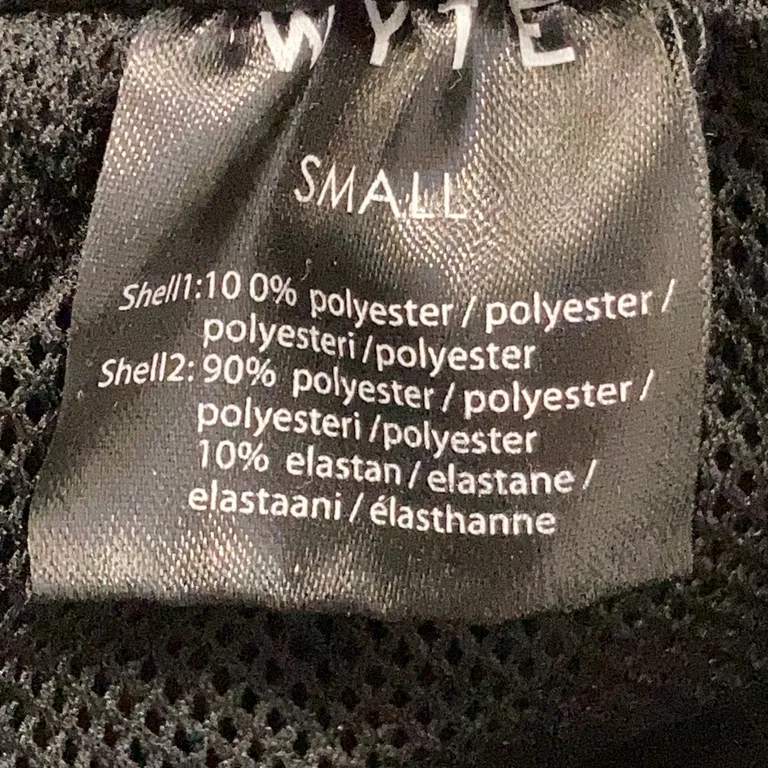 Träningsbyxor (Svart) från WYTE Polyester, Elastan - Materialetikett