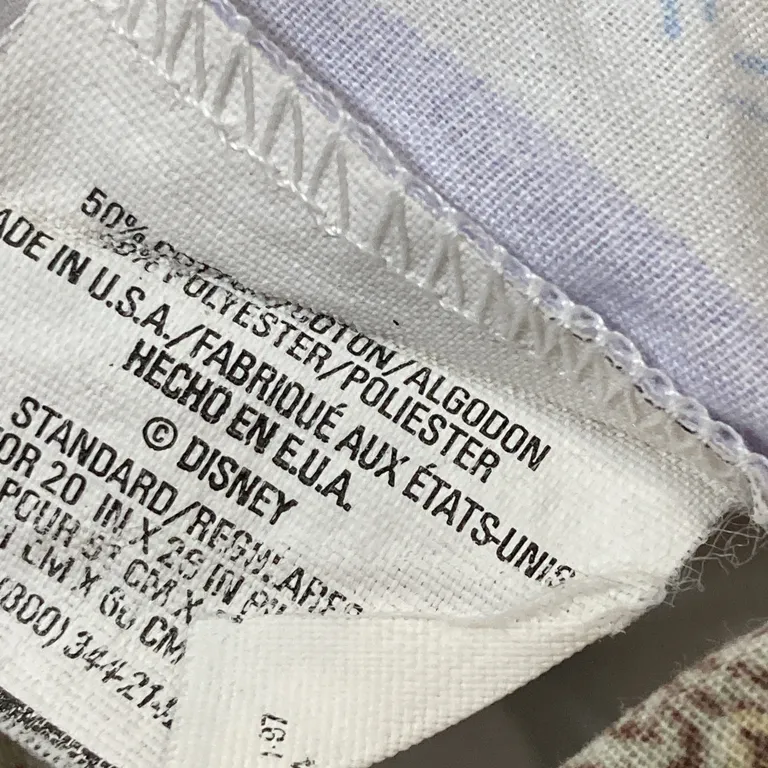 Örngott (Vit, Flerfärgad) från Disney Bomull, Polyester - Varumärke