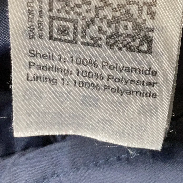 Overall (Blå) från Didriksons Polyamid, Polyester - Materialetikett