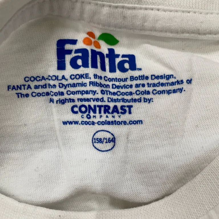 T-shirt (Vit) från Fanta Bomull - Varumärke