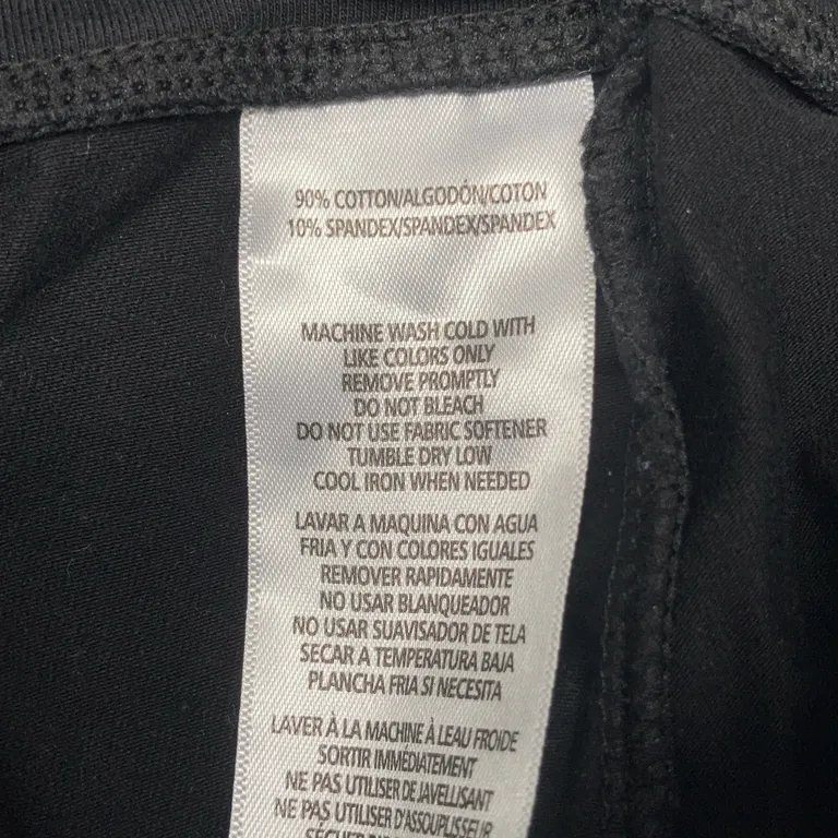 Leggings (Svart) från Calvin Klein Performance Bomull, Elastan - Materialetikett