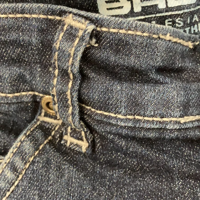 Jeansshorts (Blå) från Bad Boy Bomull, Polyester, Elastan - Lösa trådar - Söm