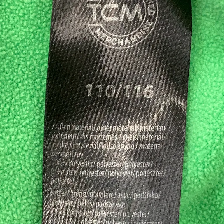 Skaljacka (Grön, Blå) från Kids Polyester - Materialetikett