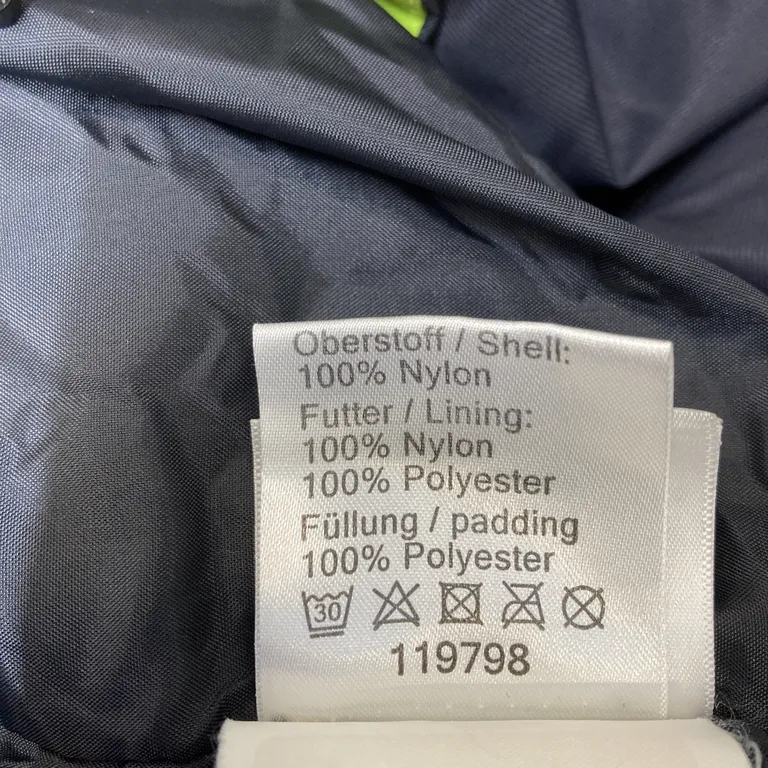 Vinterjacka (Svart) från Silver Series Nylon, Polyester - Materialetikett
