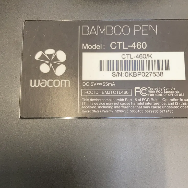 Ritplatta (CTL-460) från Wacom - Varumärke