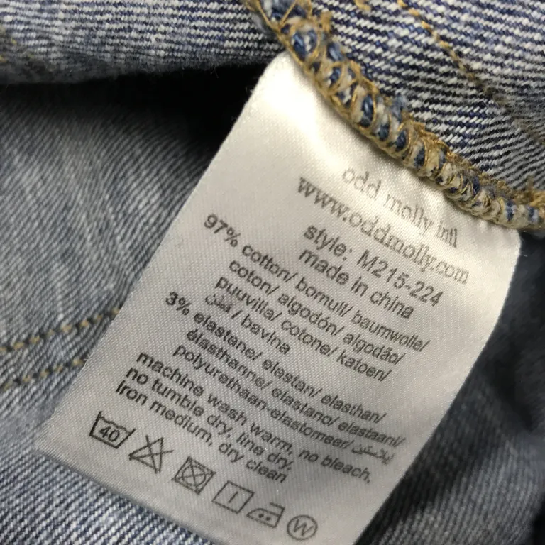 Jeans (224 Stretch It Boot-Cut Jean) från Odd Molly Bomull, Elastan - Materialetikett
