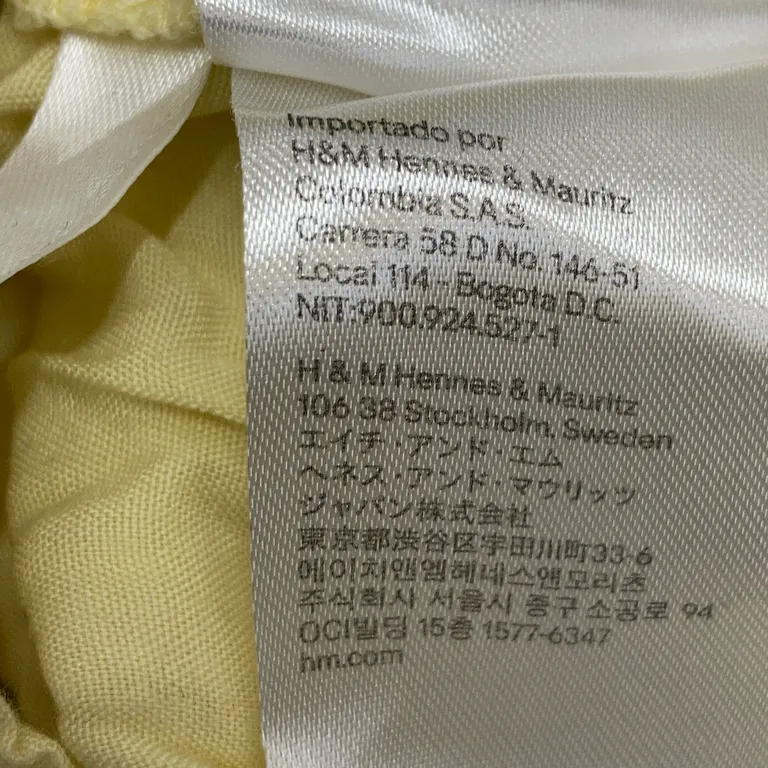 Blus (Gul) från H&M Viskos - Varumärke