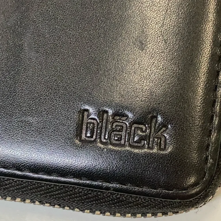 Plånbok (Svart) från Bläck Skinn - Varumärke