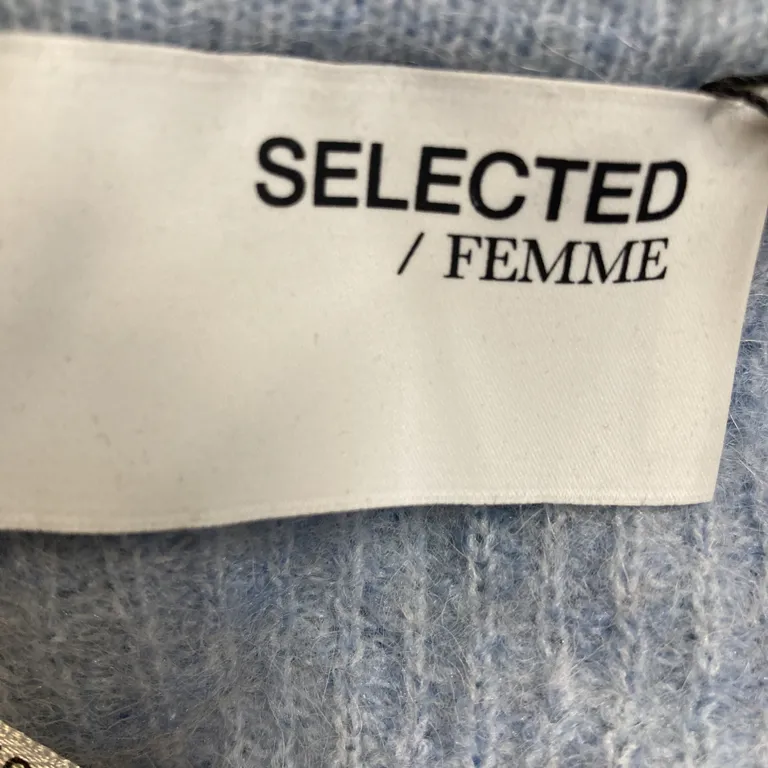 Kofta (Blå) från Selected Femme Ull, Polyester, Alpackaull, Elastan - Varumärke