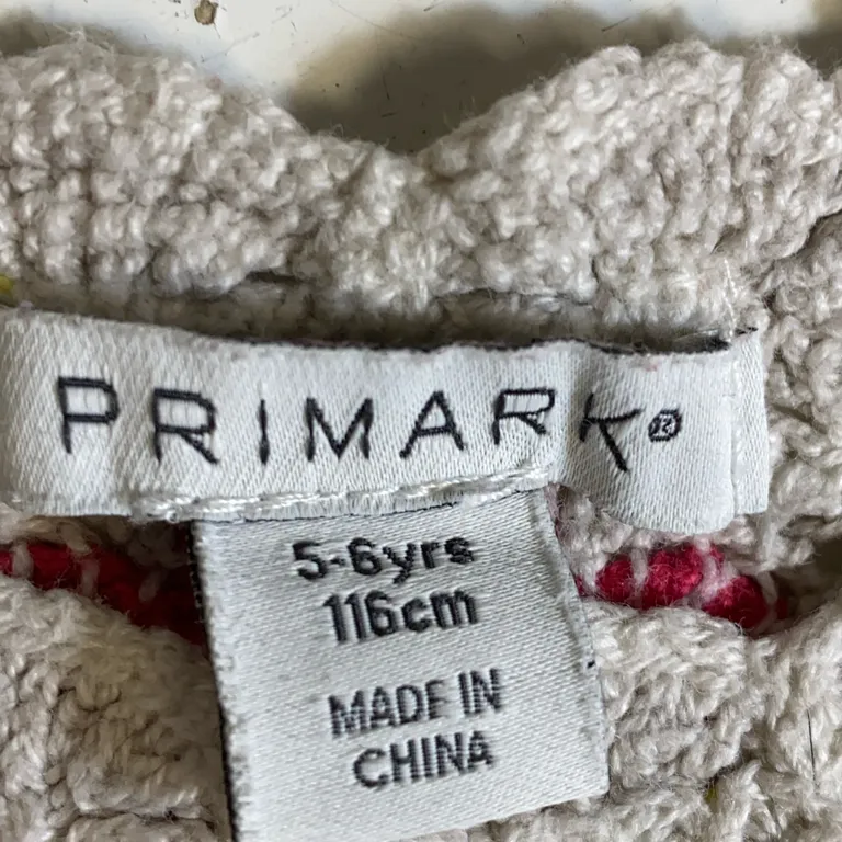 Set (Vit, Flerfärgad) från Primark Akryl, Bomull - Varumärke