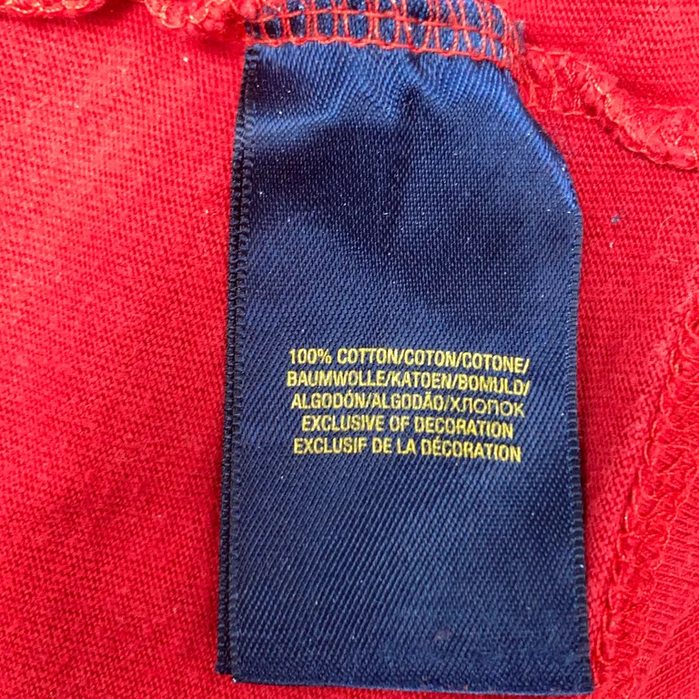 Långärmad t-shirt (Röd) från Polo Ralph Lauren Bomull - Materialetikett