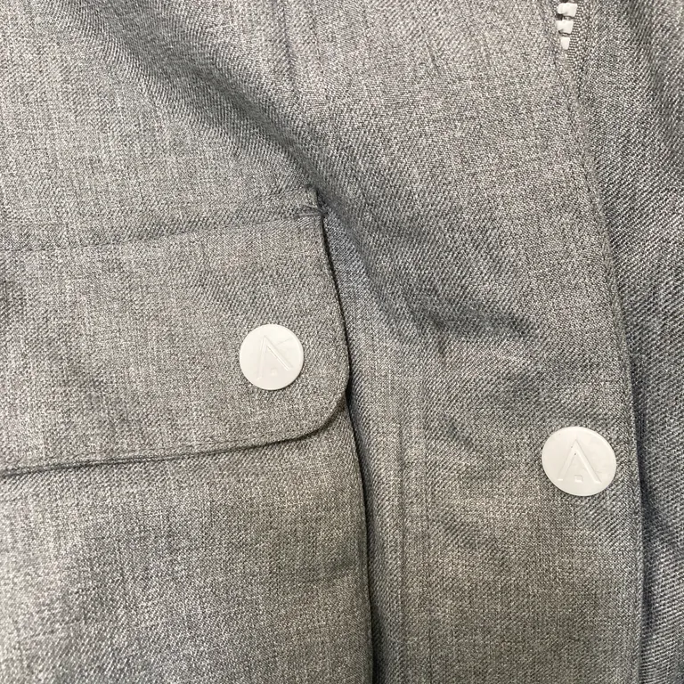 Jacka (Grå) från Wearcolour Polyester - Fläck - Framsida