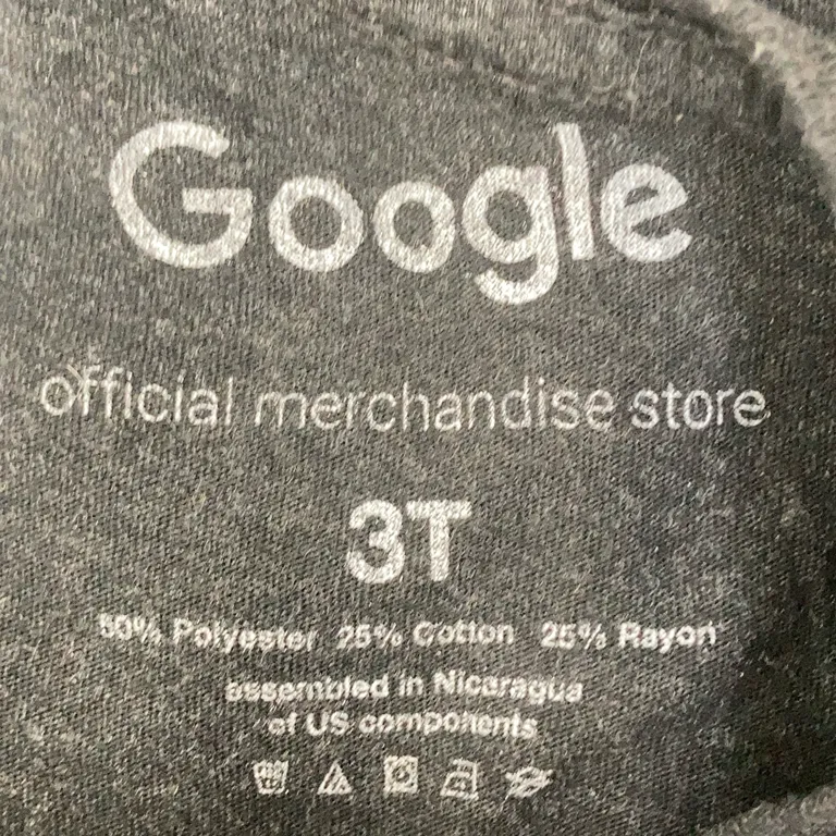 T-shirt (Grå, Flerfärgad) från Google Polyester, Bomull, Viskos - Varumärke