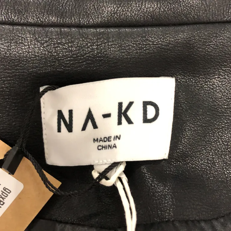 Jacka (Oversized Pu Double Breasted Jacket) från NA-KD Polyuretan, Viskos, Polyester - Varumärke