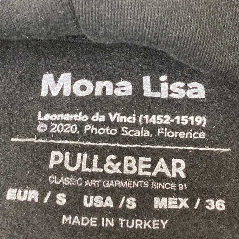 Sweat à capuche (Noir) de Mona Lisa Polyester, Coton, Viscose - Marque
