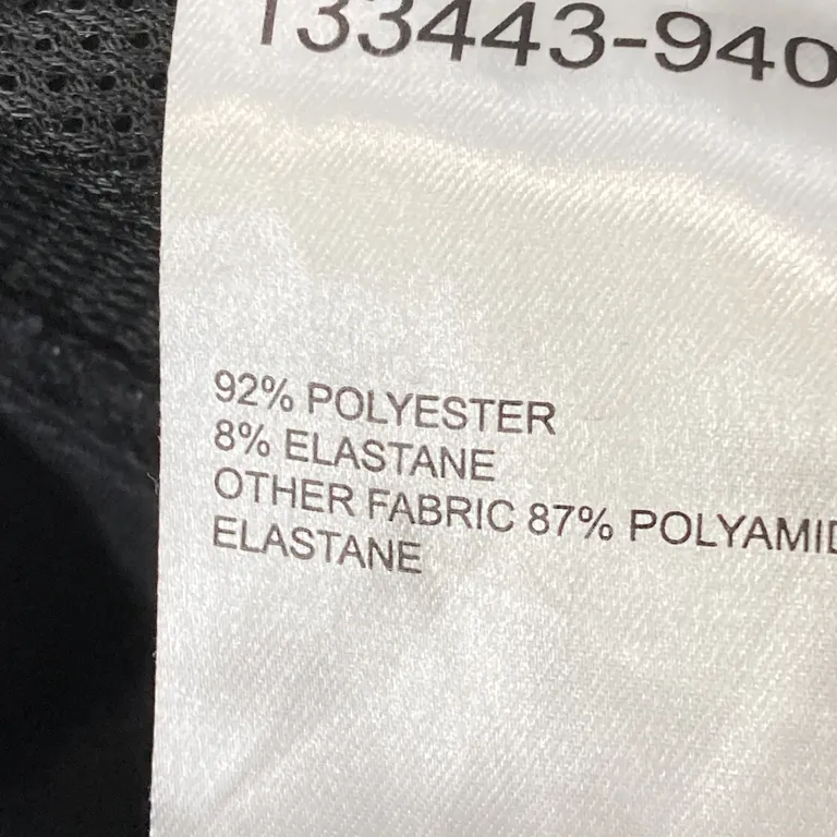 Arbetsbyxor (Svart) från Fristads Polyester, Elastan, Polyamid - Materialetikett