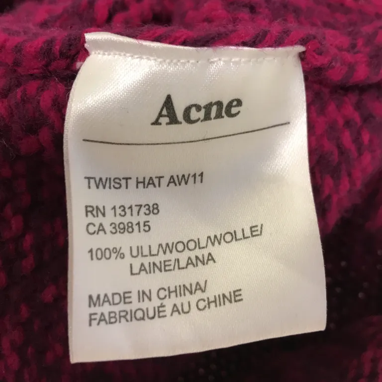 Mössa (Rosa) från Acne Ull - Varumärke