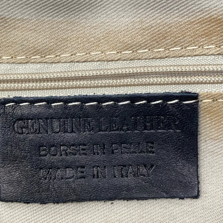 Handväska (Silverfärgad) från Borse in Pelle Skinn - Varumärke