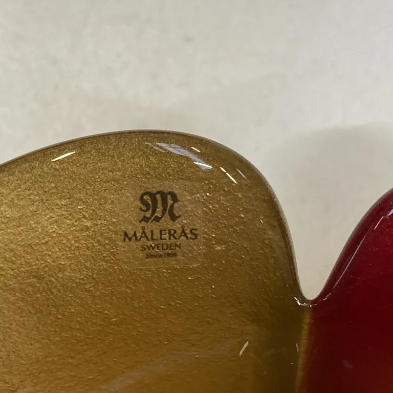 Ljuslykta (Röd, Guldfärgad) från Målerås - Varumärke