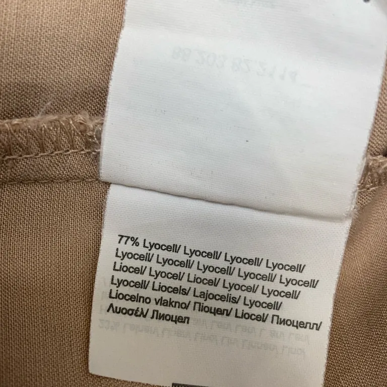 Klänning (Beige) från Comma Lyocell - Materialetikett
