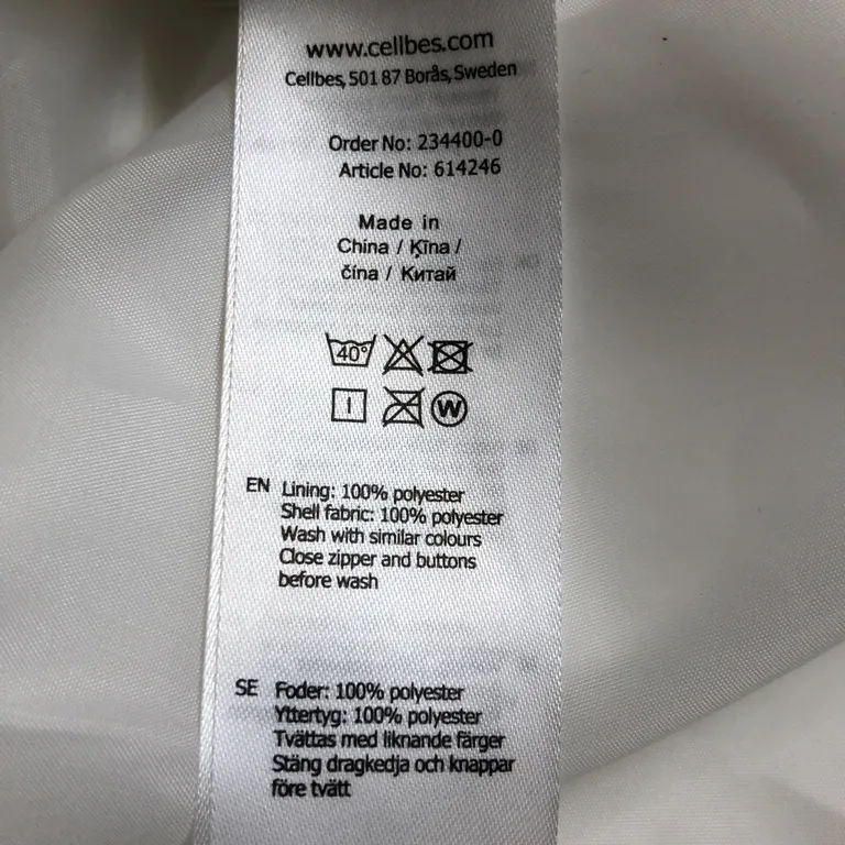 Parkas (Vit) från Cellbes Woman Polyester - Materialetikett
