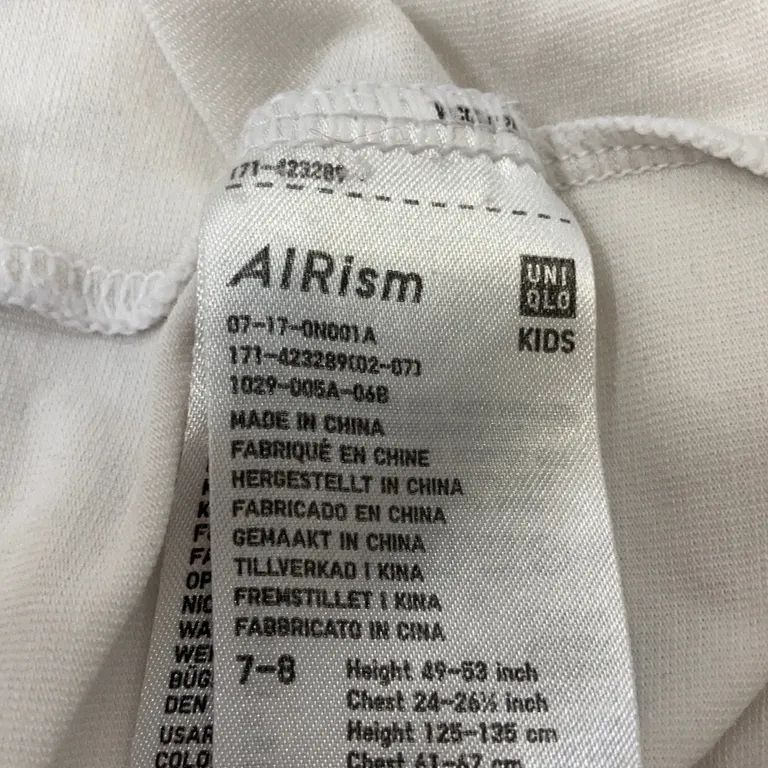 Topp (Vit) från Uniqlo Bomull, Elastan, Polyester, Viskos - Varumärke