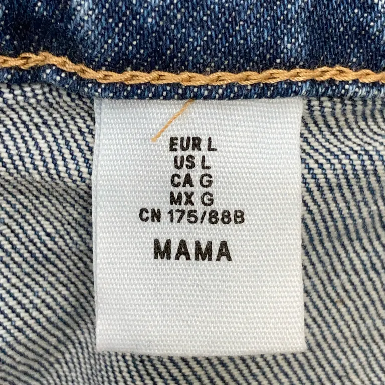Jeans (Blå) från H&M Mama Bomull, Elastan - Varumärke