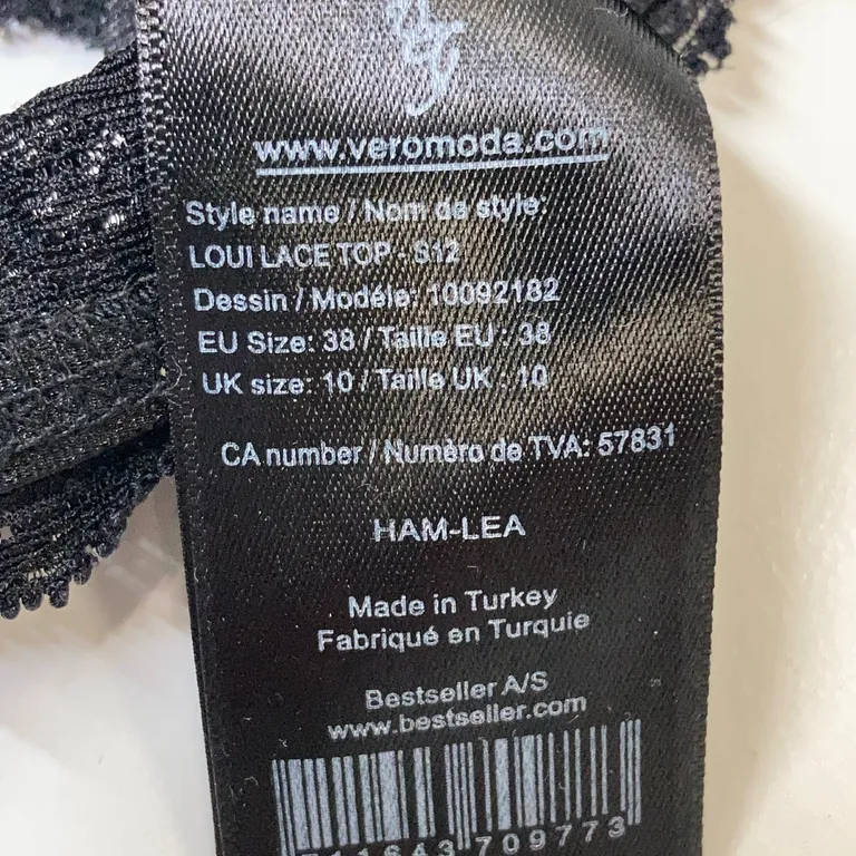 Bralette (Svart) från Vero Moda Polyamid, Elastan - sizeAltSuffix