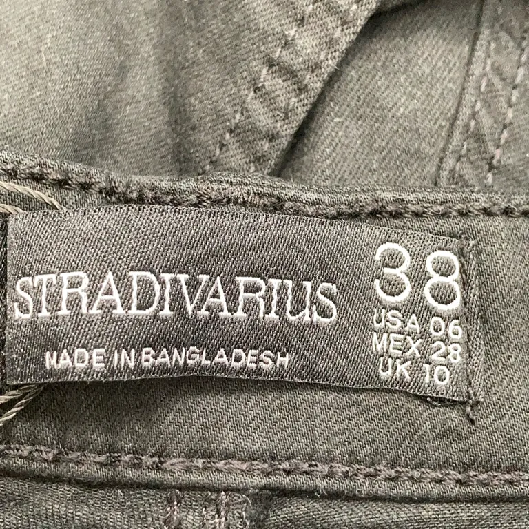 Jeans (Svart) från Stradivarius Bomull, Elastan, Modal - Varumärke