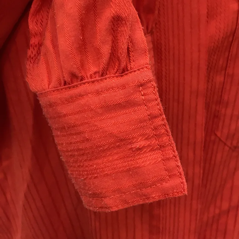 Skjorta (Röd) från Camicia Polyester, Bomull - Del saknas - Knapp/Knappar