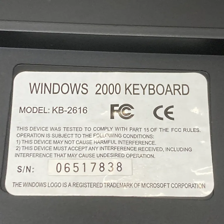 Tangentbord (Svart) från Windows - Varumärke