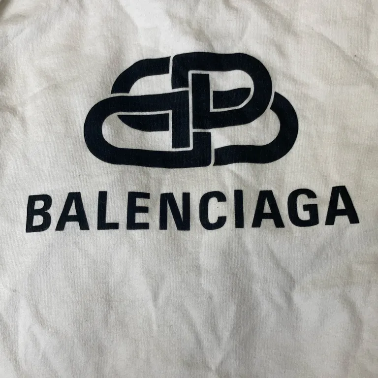 T-shirt (Vit) från Balenciaga Bomull - Bild av äkthetsbevis