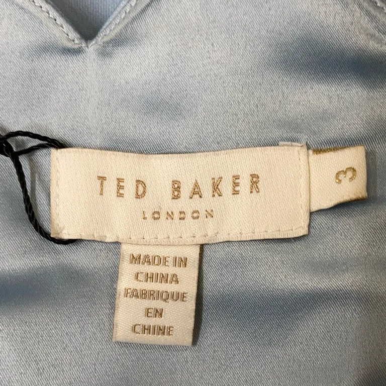 Robe (Bleu, Multicolore) de Ted Baker Élasthane, Polyester - Marque