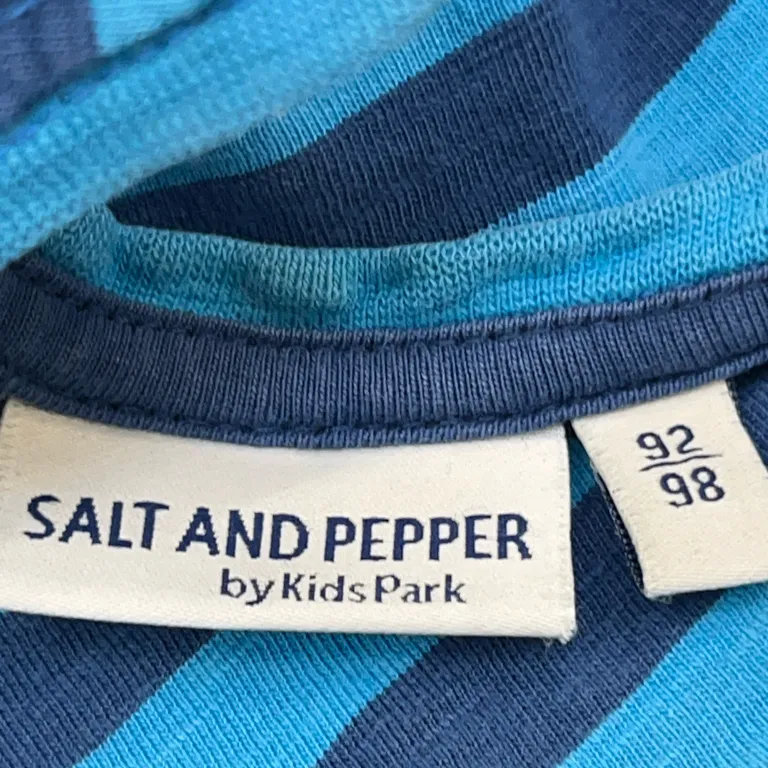 T-shirt (Blå) från Salt and Pepper Bomull - Varumärke