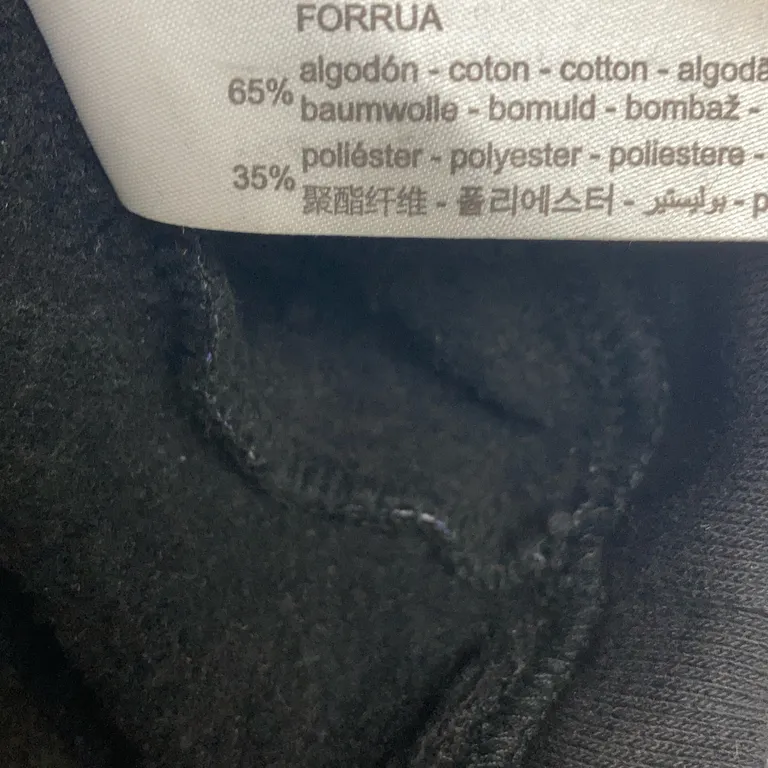 Sweat à capuche (Noir, Multicolore) de Bershka x Billie Eilish Coton, Polyester - Étiquette du matériau