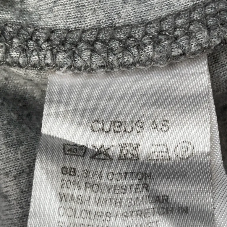 Mjukisbyxor (Grå) från Cubus Bomull, Polyester - Materialetikett