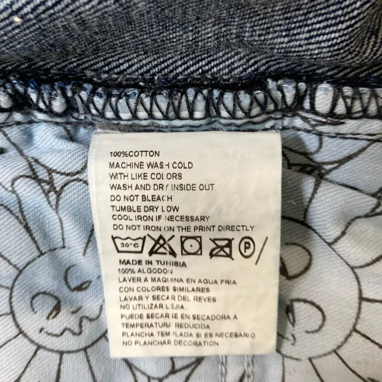 Jeans (Blå) från Streetammo Bomull - Materialetikett