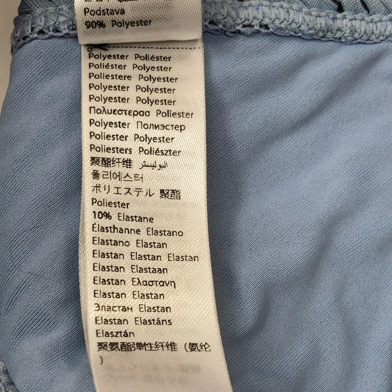 Bikini (Blå, Svart) från NA-KD Elastan, Polyester - Materialetikett