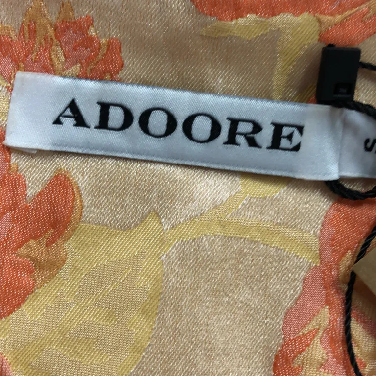 Klänning (Orange, Flerfärgad) från Adoore Polyester - Varumärke
