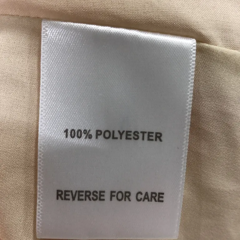 Klänning (Orange, Flerfärgad) från Adoore Polyester - Materialetikett