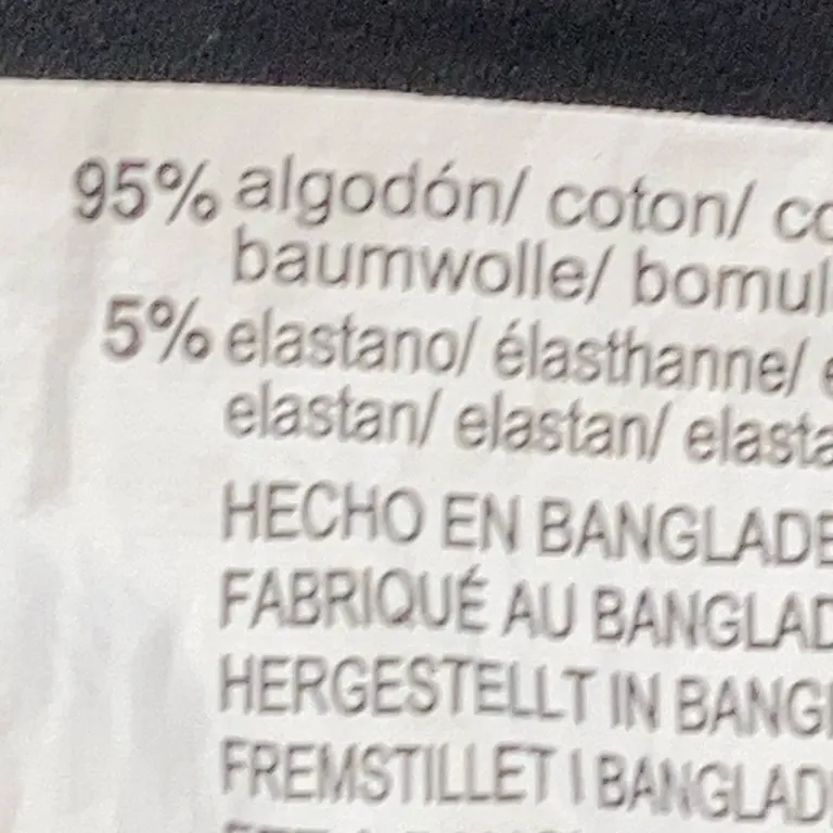 Crop top (Noir) de Zara Coton, Élasthane - Étiquette du matériau