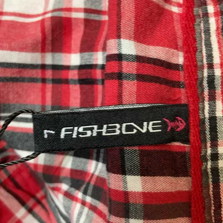 Skjorta (Röd, Flerfärgad) från Fishbone Bomull - Varumärke