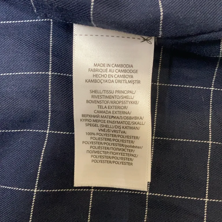 Jacka (Blå) från Polo Ralph Lauren Polyester - Materialetikett