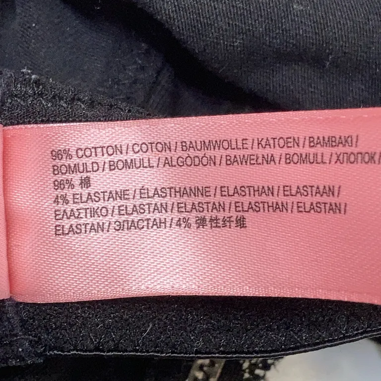 Bralette (Amme Bh, vasket 2 gange, brugt max 3 gange ) från Hunkemöller Bomull, Elastan - Materialetikett