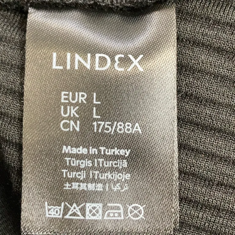 Kjol (Svart) från Lindex Bomull, Elastan, Polyester - Varumärke